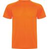 Kinder sportshirt bedrukken!  orange fluor Sportkleding voor kids