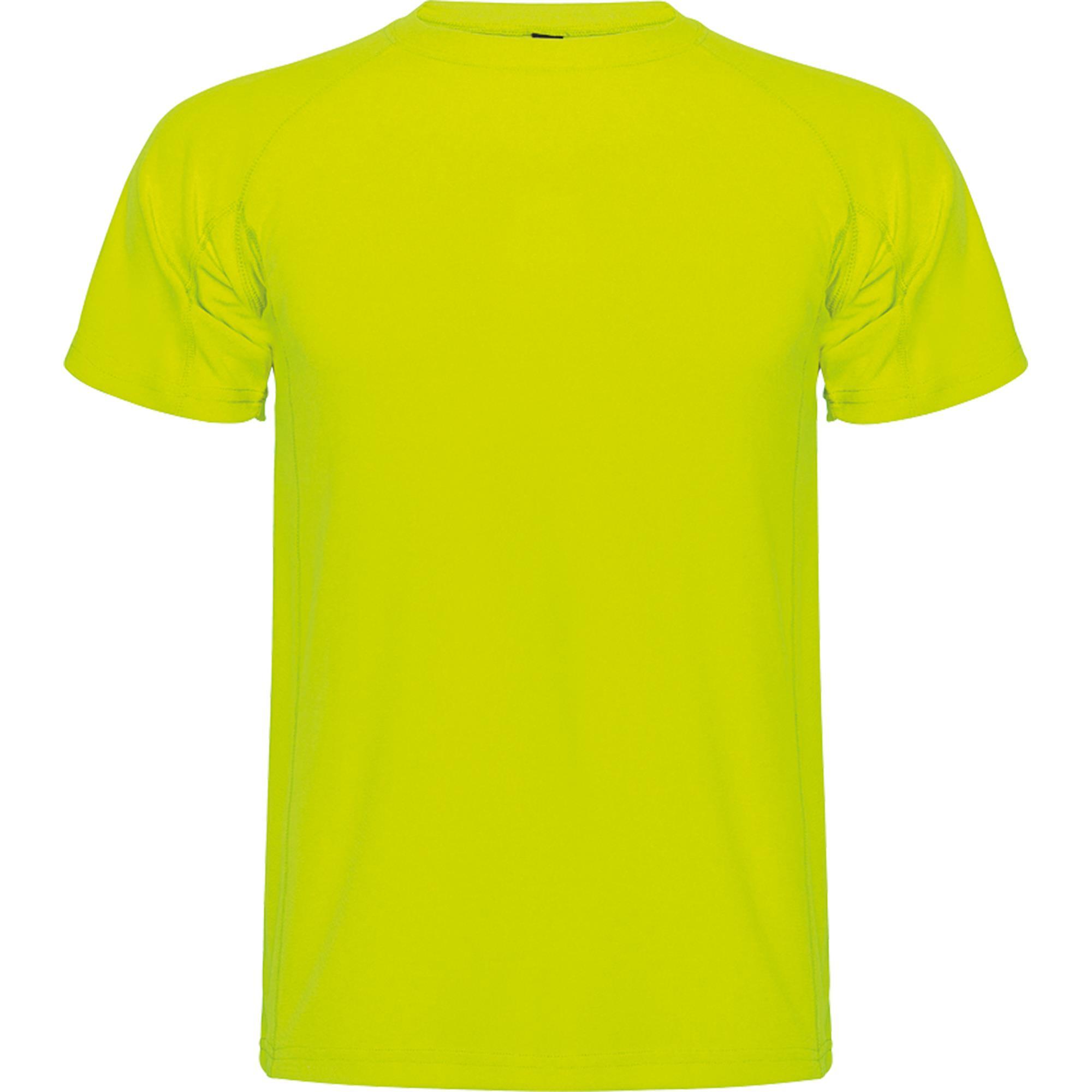 Kinder sportshirt bedrukken!  yellow fluor Sportkleding voor kids