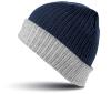 modieuze wintermuts navy/grey volwassen