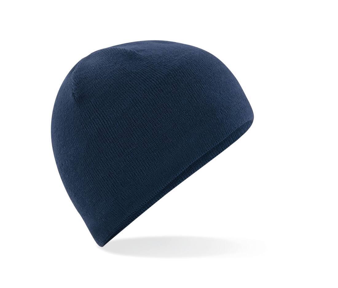 Muts volwassen Beanie donkerblauw wintermuts