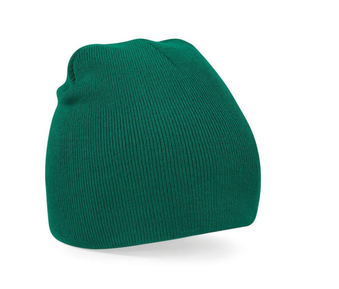 Muts volwassen Beanie flessengroen wintermuts