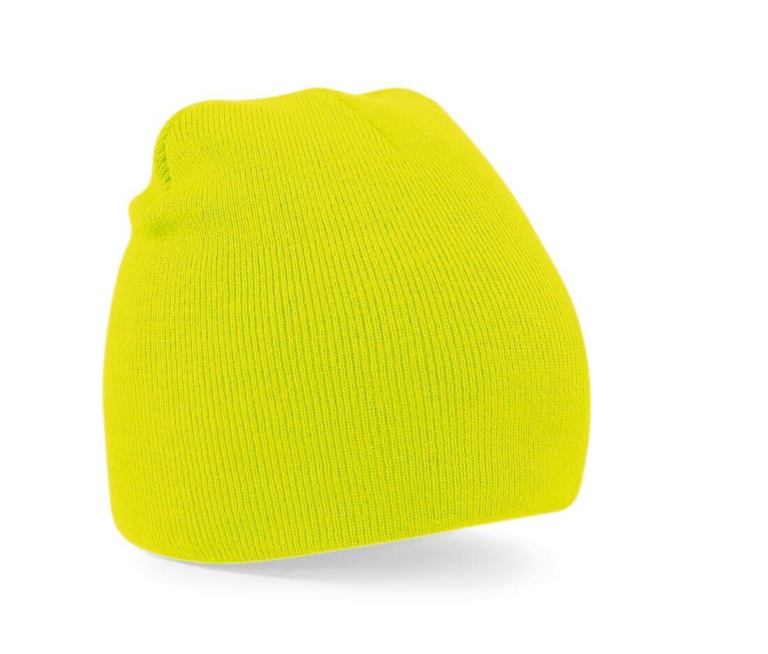 Muts volwassen Beanie Fluorescerend gele foute wintermuts