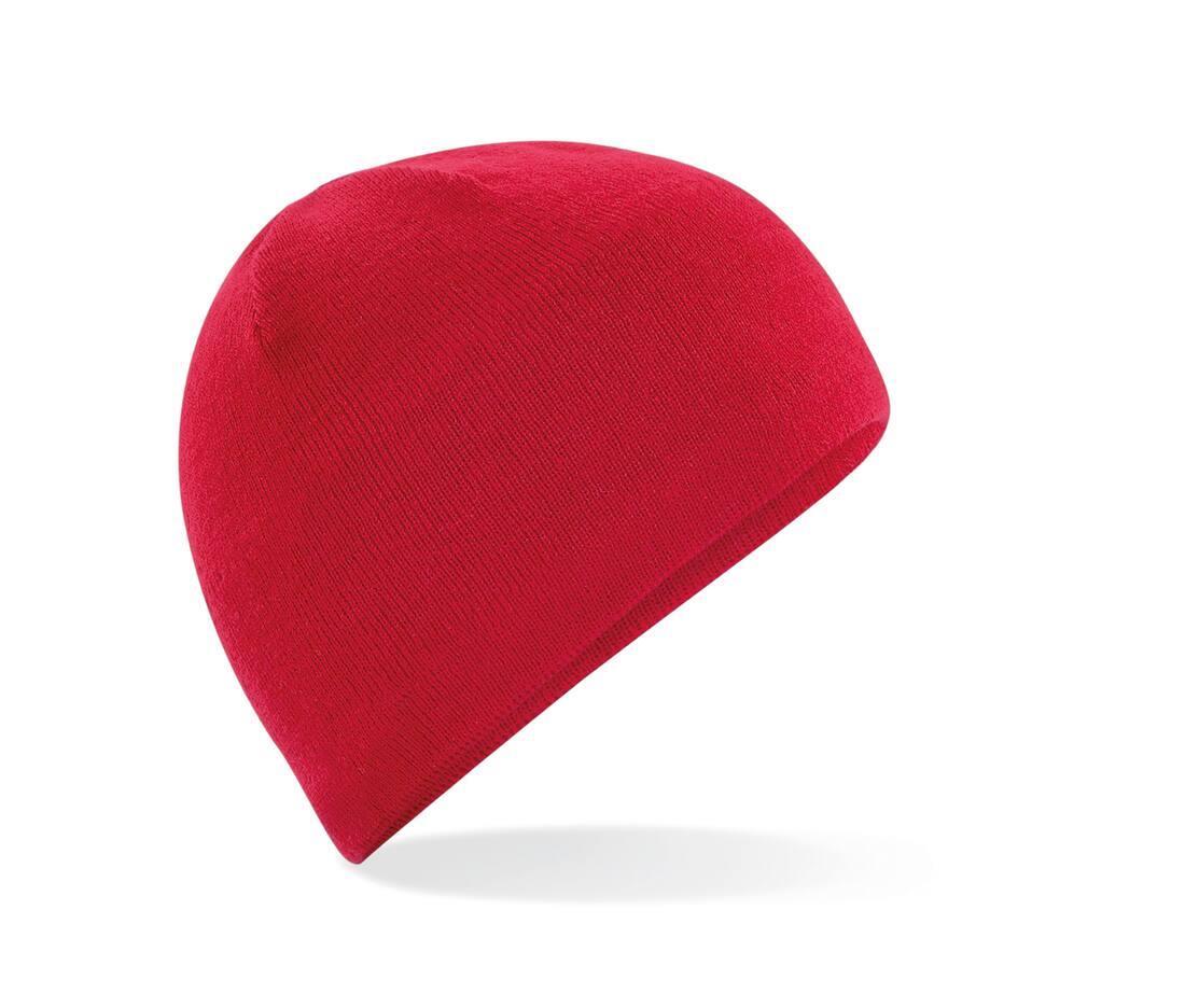 Muts volwassen Beanie rood wintermuts