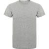 Rondgebreide T-shirt unisex voor volwassen grey personalisatie mogelijk