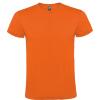 foto 1 Rondgebreide T-shirt unisex voor volwassen oranje personalisatie mogelijk