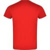 foto 2 Rondgebreide T-shirt unisex voor volwassen rood personalisatie mogelijk