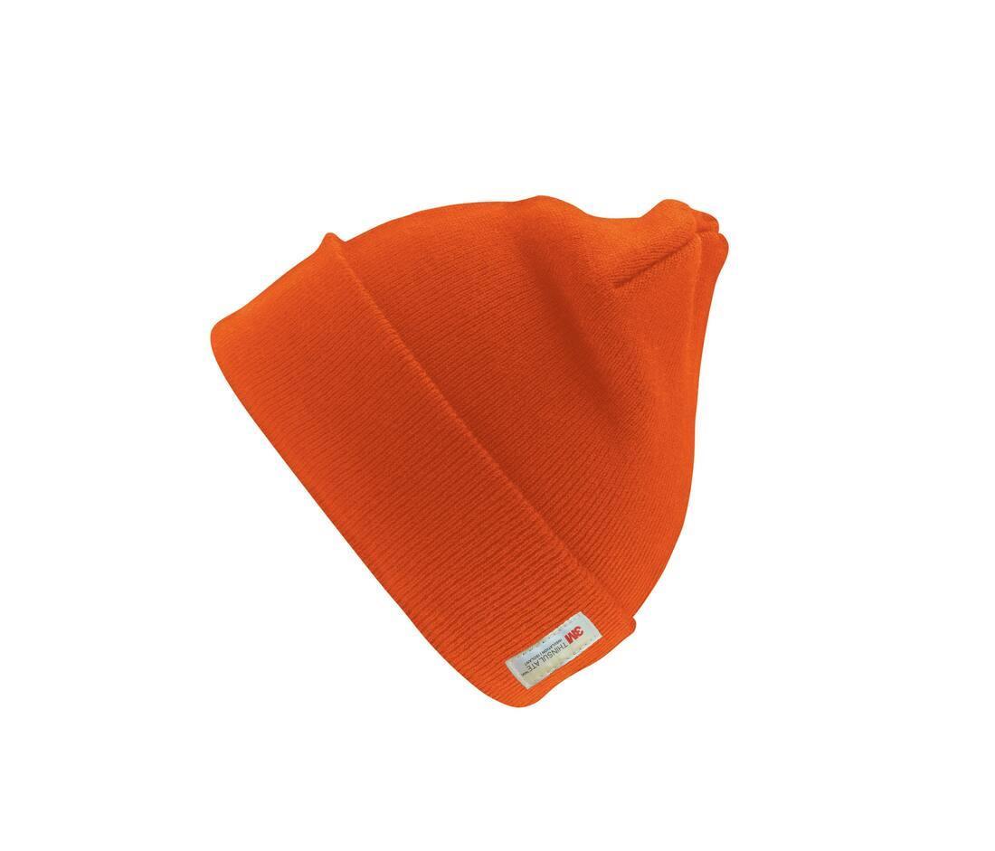 Ski muts volwassen fluo orange