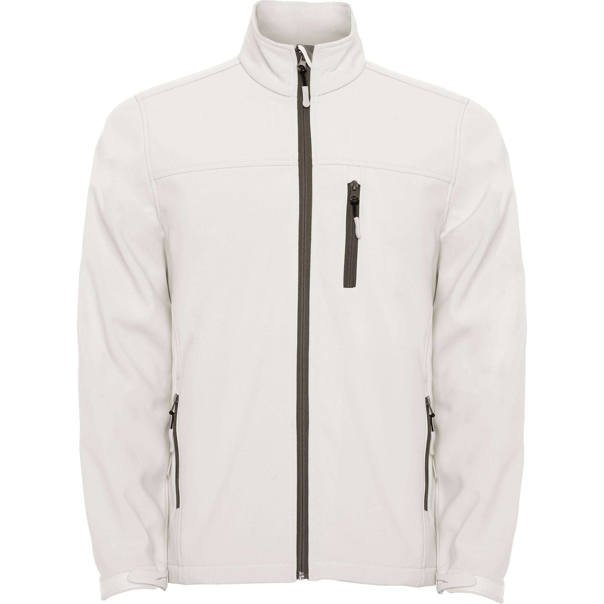 softshell jas volwassen pearl white bedrukken personalisatie