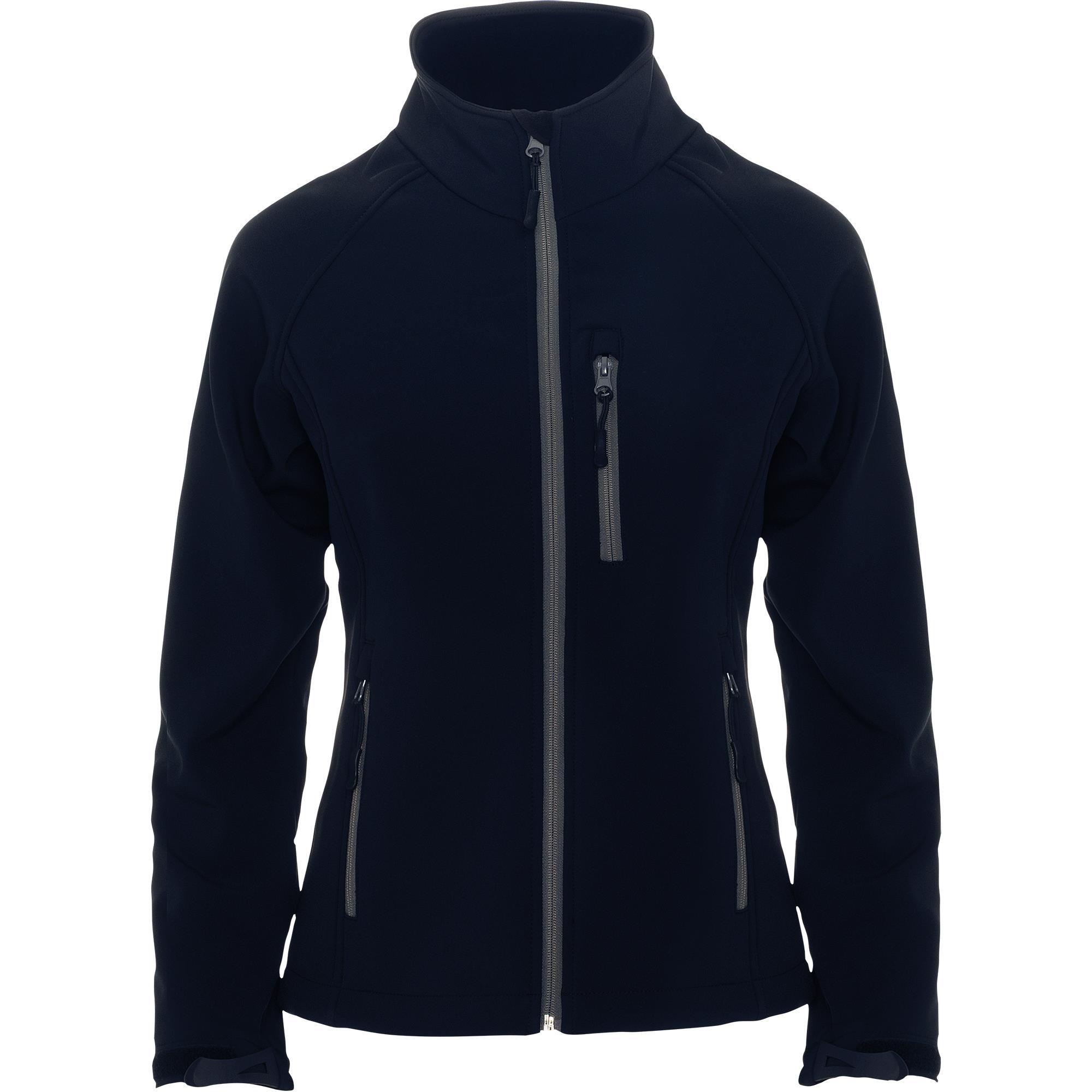 Softshell jas voor dames Marine blauw bedrukken personalisatie