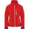 foto 1 Softshell jas voor dames rood bedrukken personalisatie