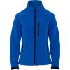 Softshell jas voor dames royal blauw bedrukken personalisatie