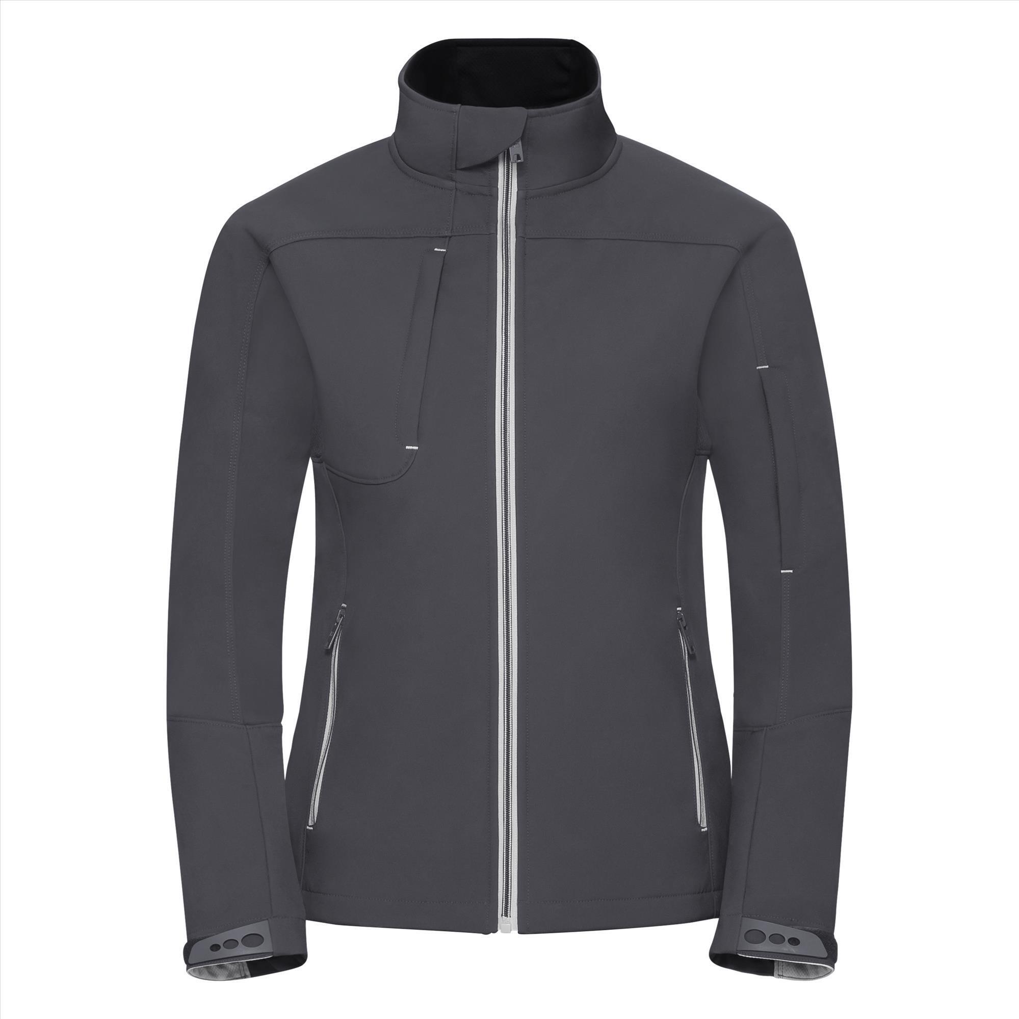 stijlvolle Dames Soft shell Jacket iron grijs