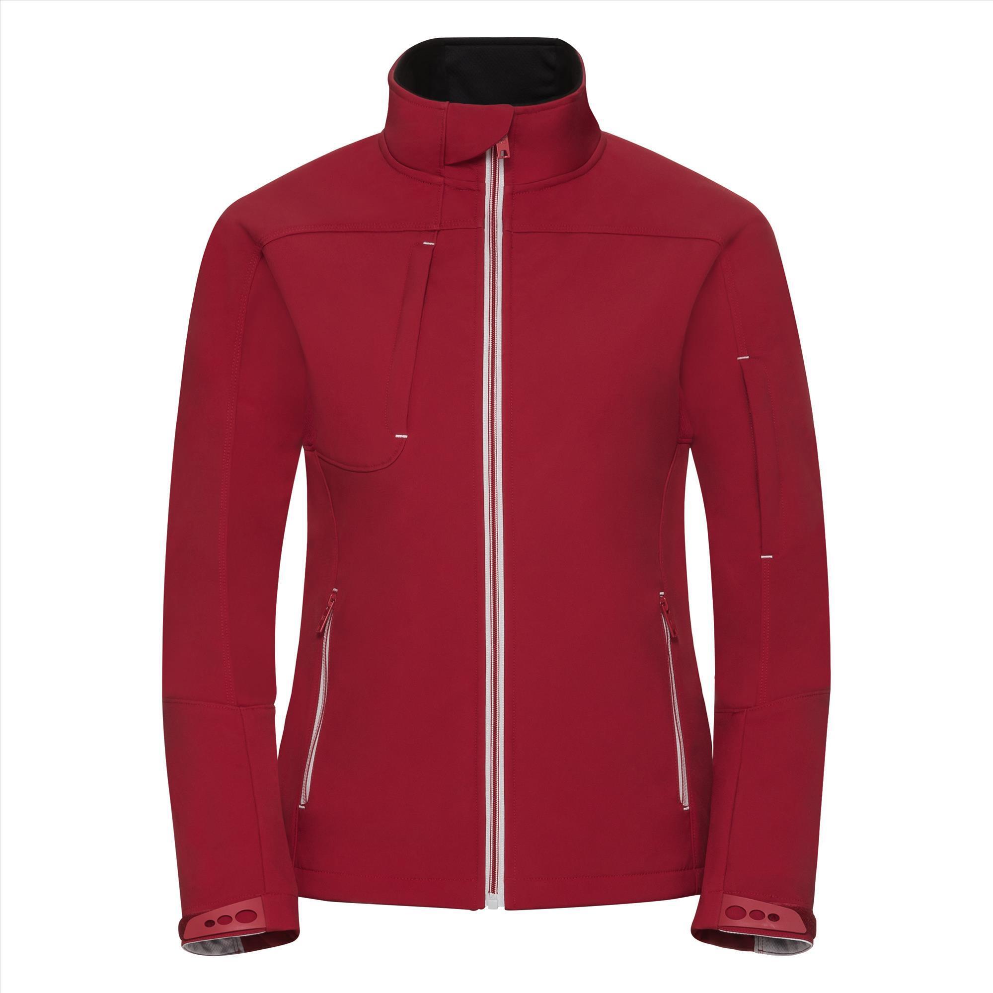 stijlvolle Dames Soft shell Jacket rood