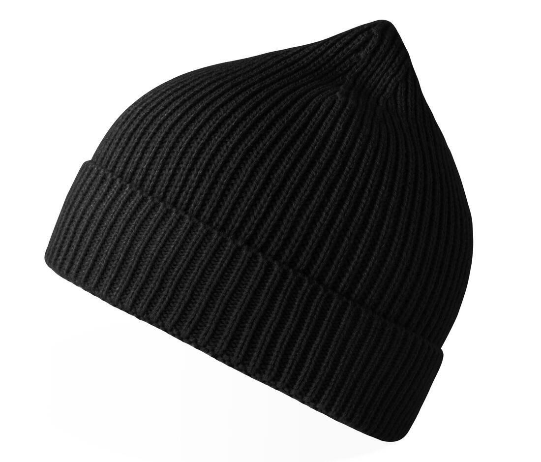 Trendy wintermuts zwart beanie