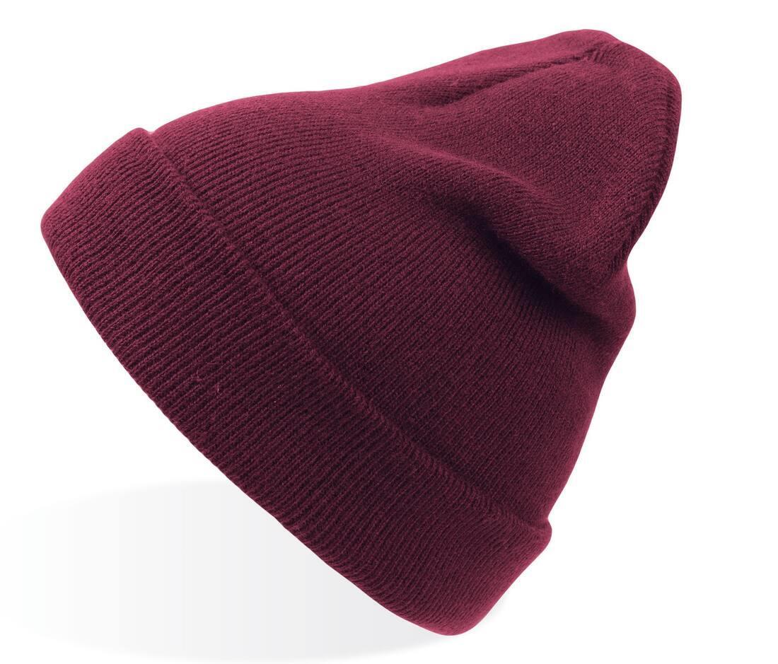 Volwassen Beanie bordeaux winter muts stijlvol