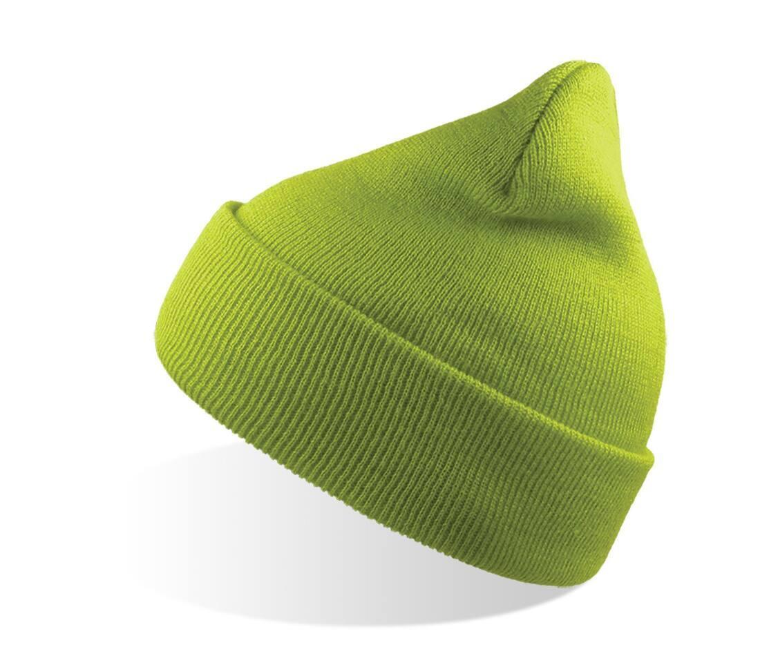 Volwassen Beanie lime green winter muts stijlvol