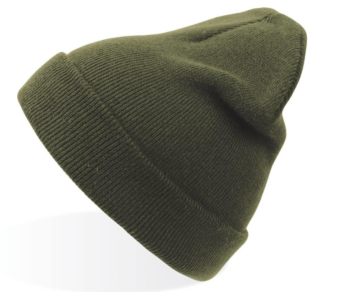 Volwassen Beanie olijf groen winter muts stijlvol