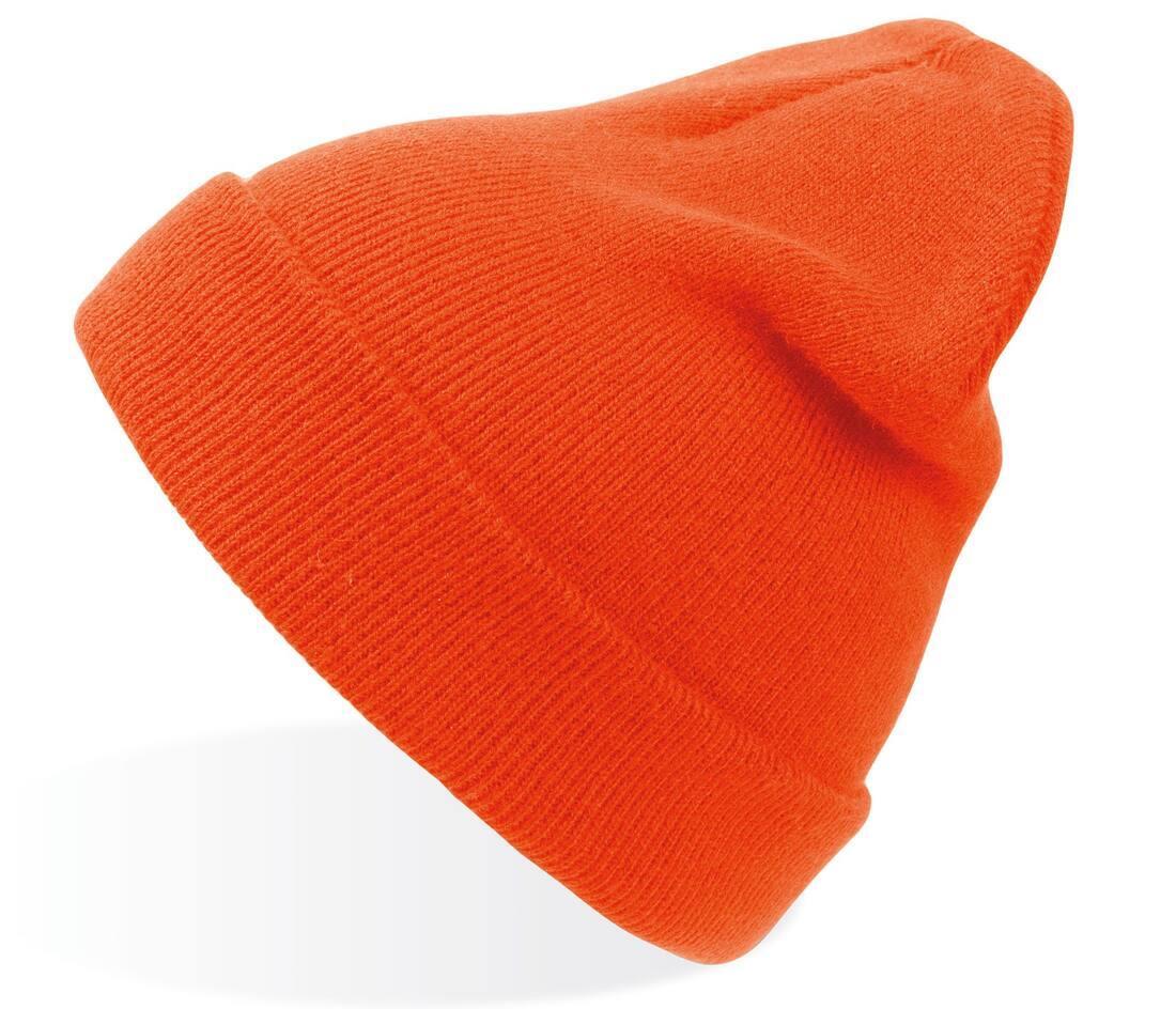 Volwassen Beanie oranje winter muts stijlvol