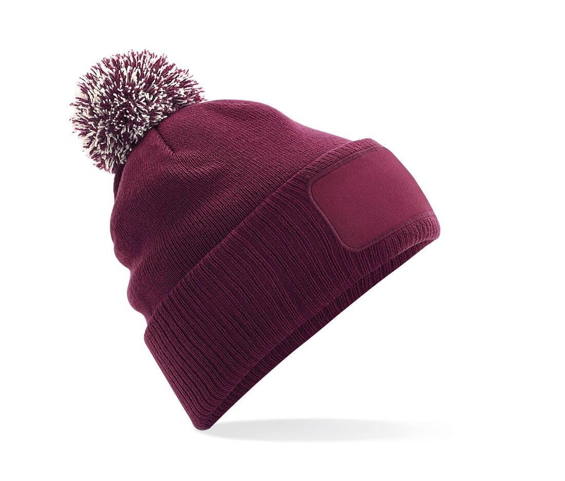 Volwassen wintermuts burgundy/off white