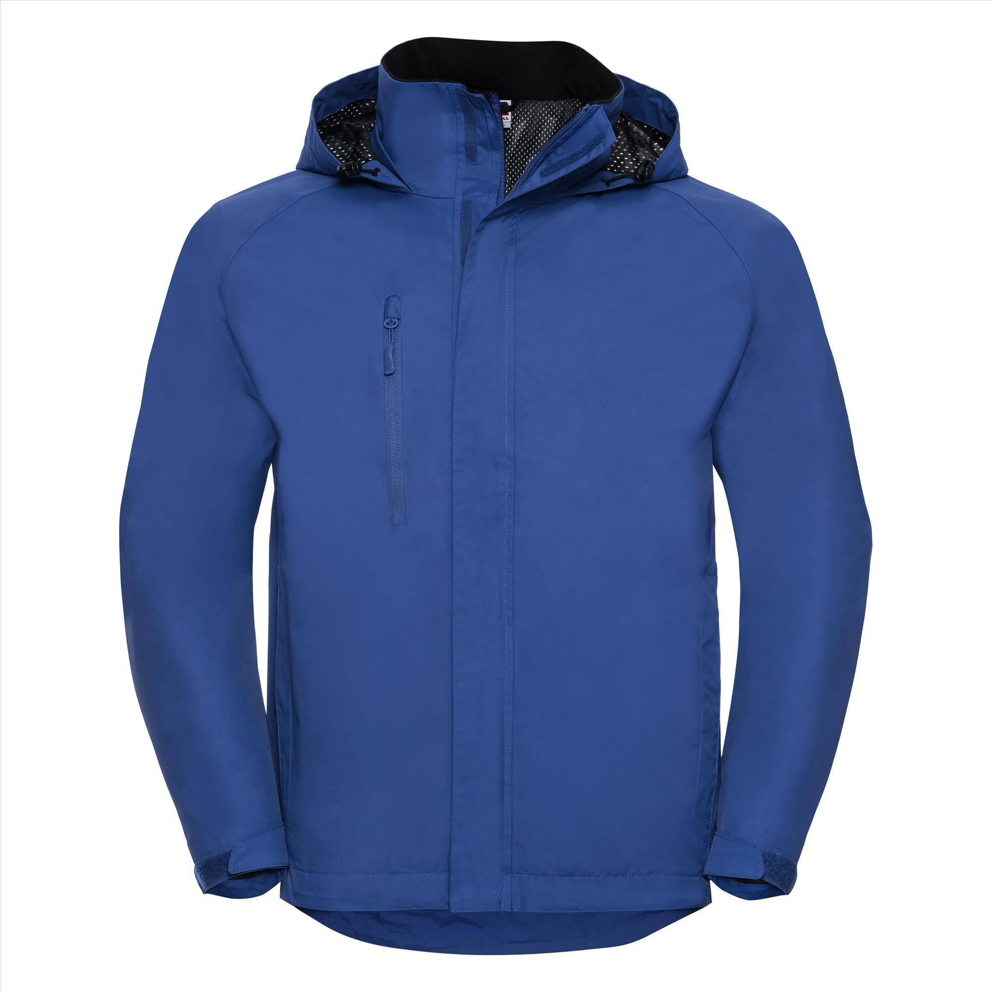 Waterdichte heren Jas azuur blauw