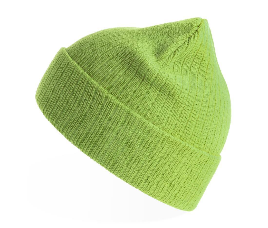 Wintermuts acid green Tijdloze look Beanie groen