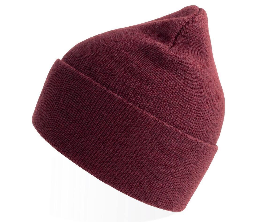 Wintermuts beanie burgundy melange duurzaam voor volwassen