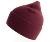 Wintermuts beanie burgundy melange voor volwassen
