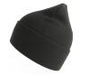 Wintermuts beanie donker grijs melange voor volwassen