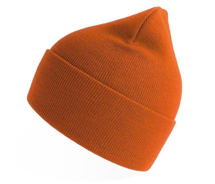 Wintermuts beanie oranje duurzaam voor volwassen