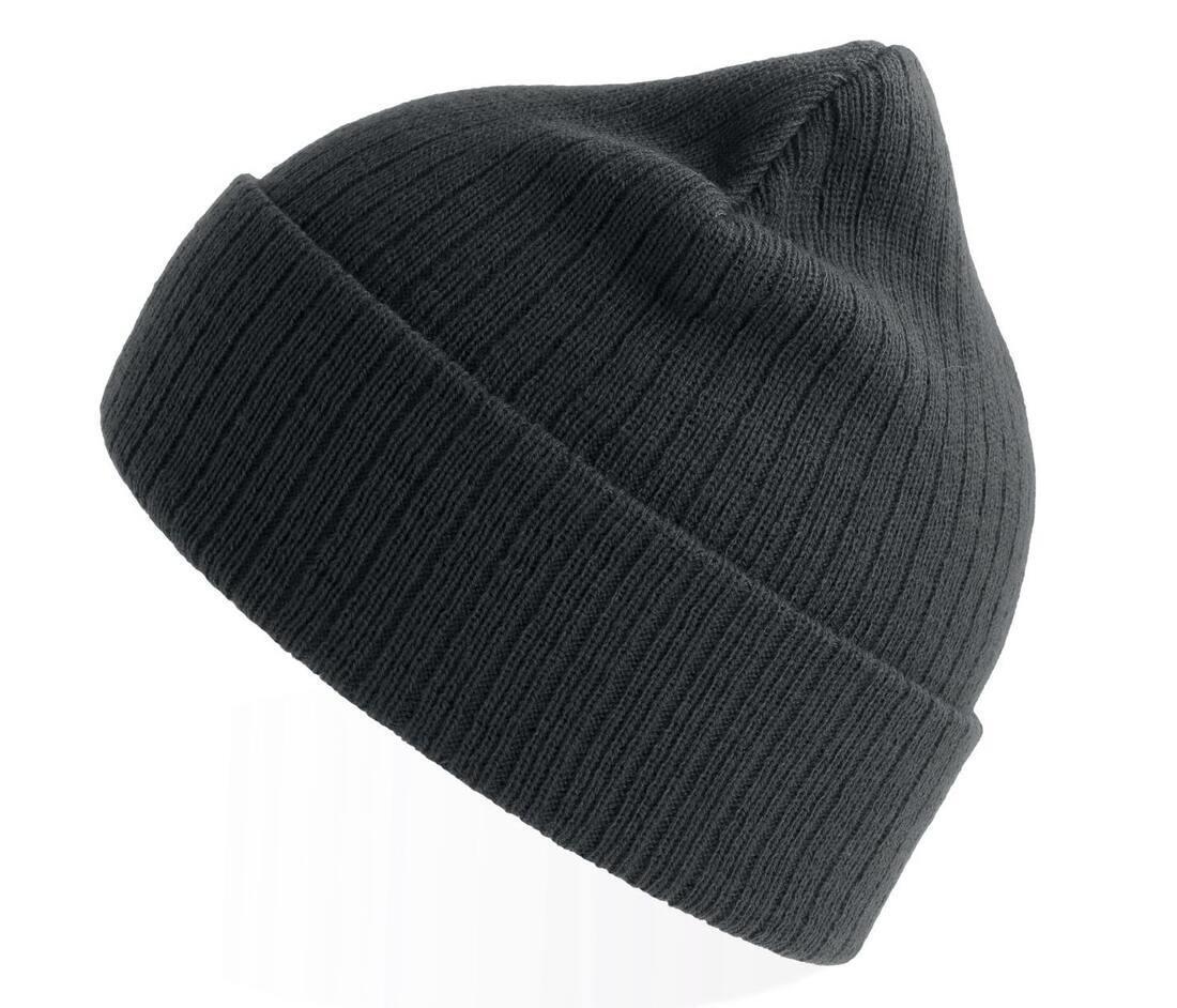 Wintermuts dark grey melange Tijdloze look Beanie