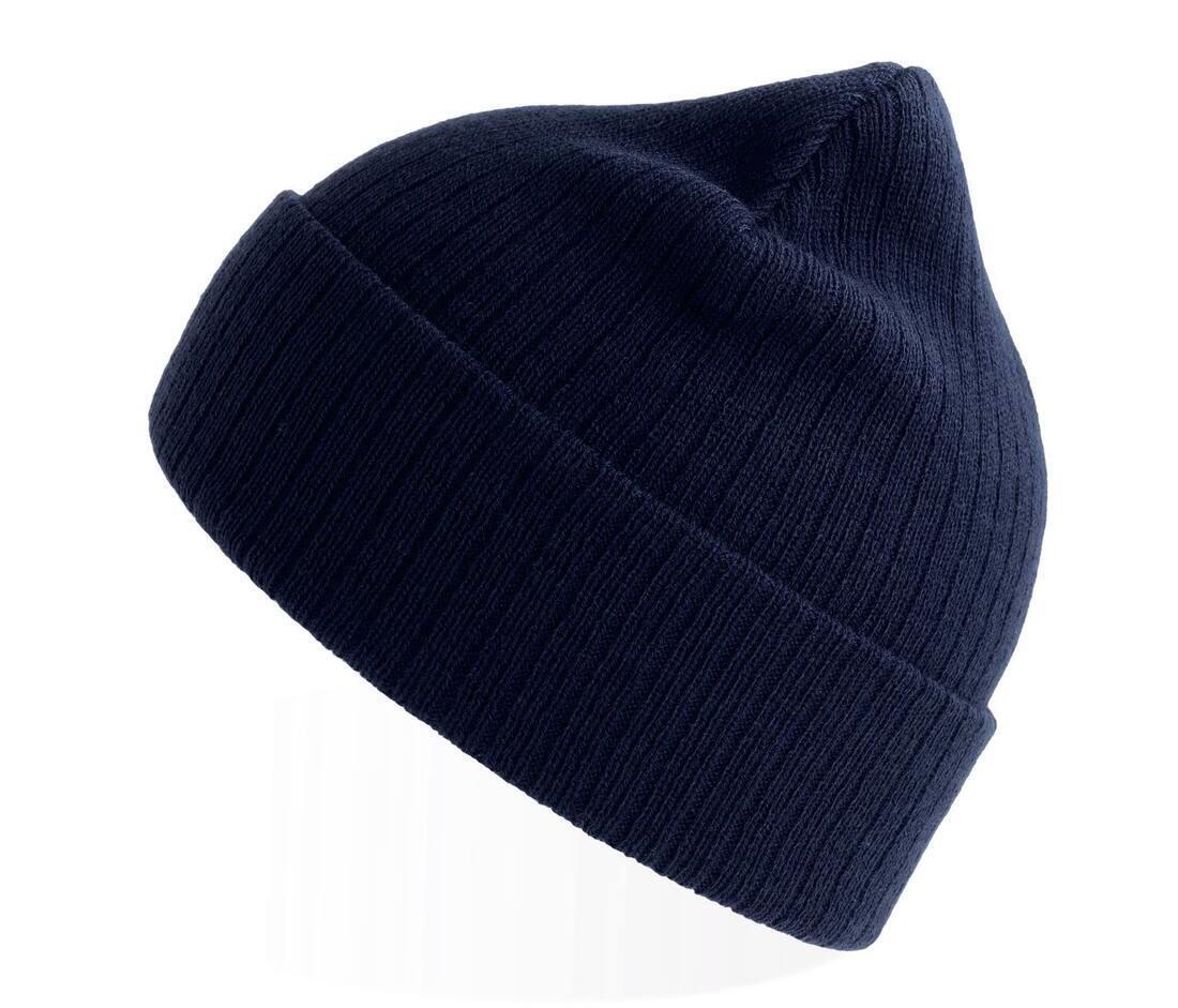 Wintermuts donkerblauw Tijdloze look Beanie