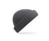 Wintermuts graphite grijs volwassen Ribgebreid