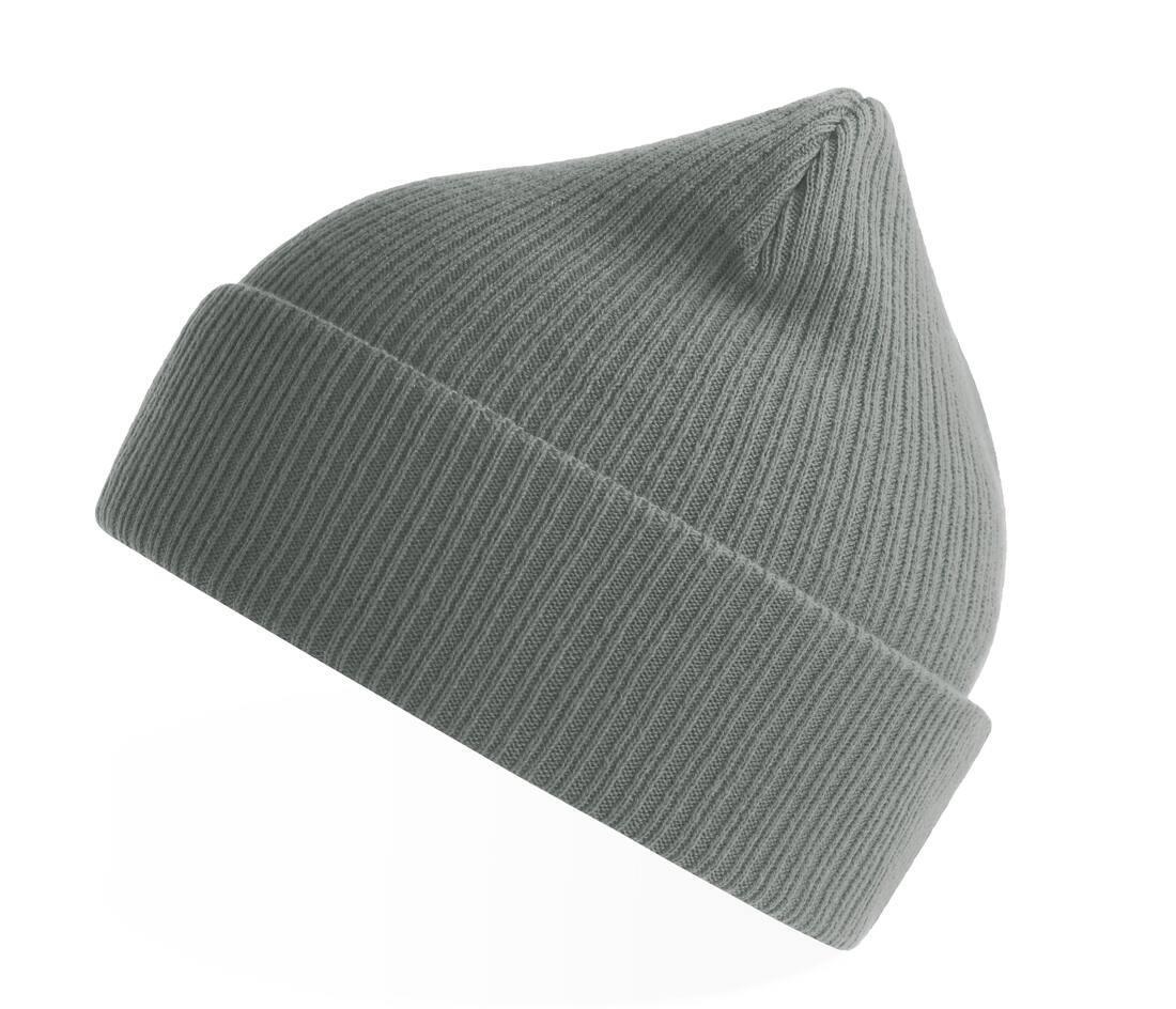 Wintermuts light grey vervaardigd uit 100% gecertificeerd biologisch katoen voor volwassen wintermutsen