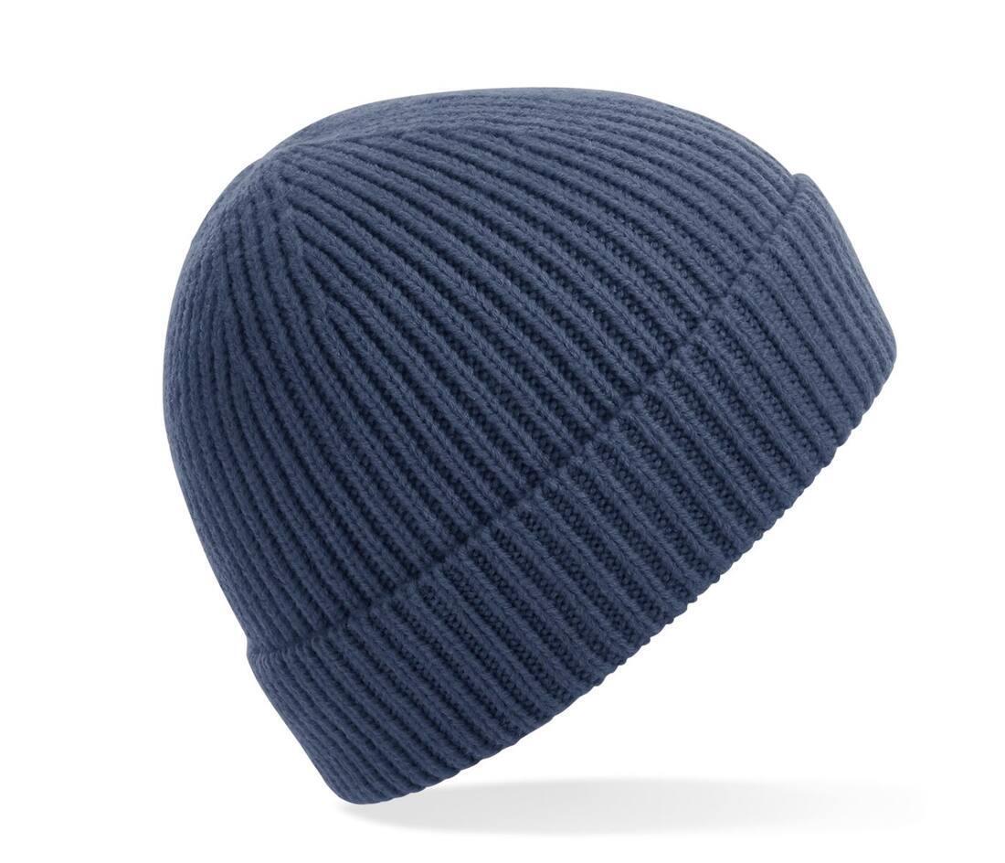 Wintermuts ribgebreid steel blue volwassen