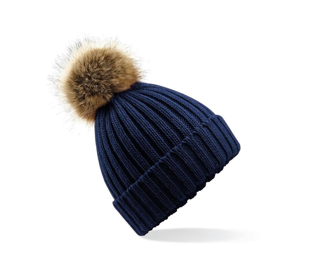 Wintermuts trendy look donkerblauw volwassen