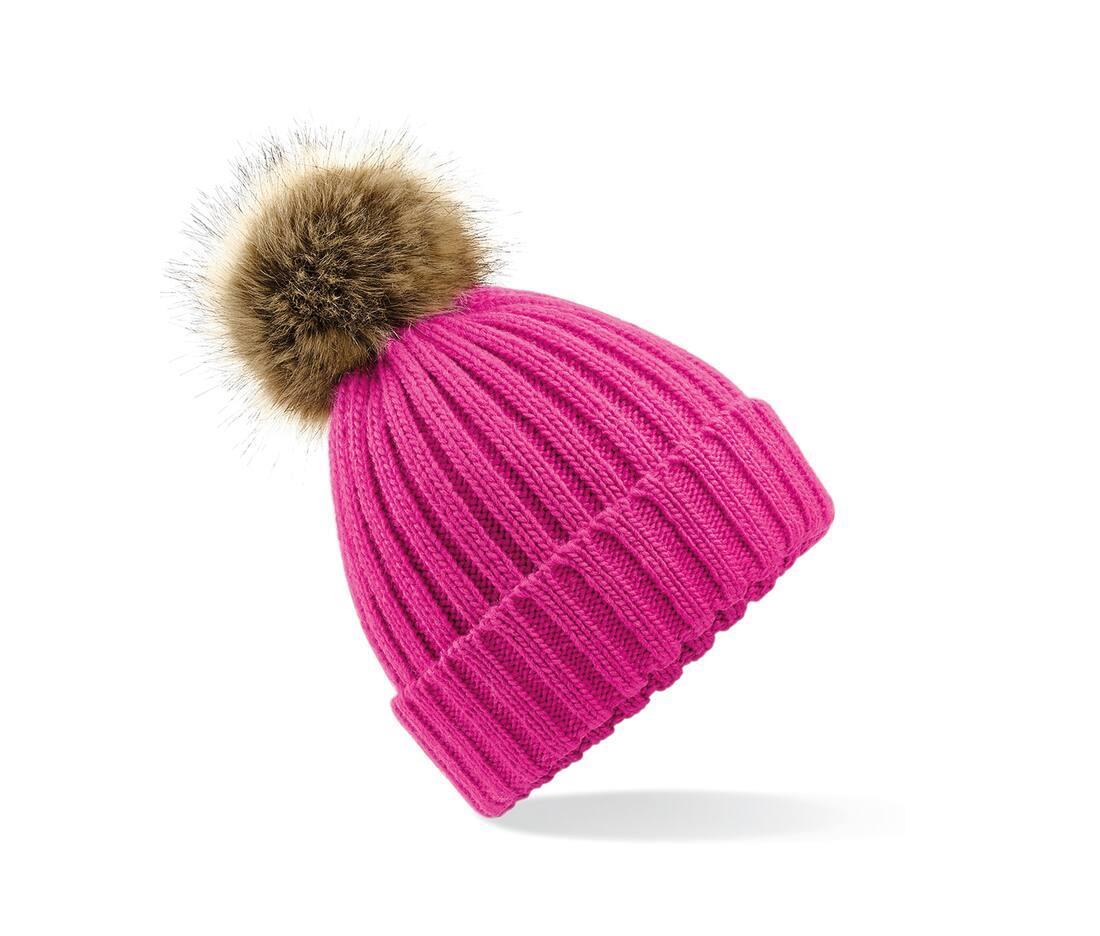 Wintermuts trendy look fuchsia volwassen