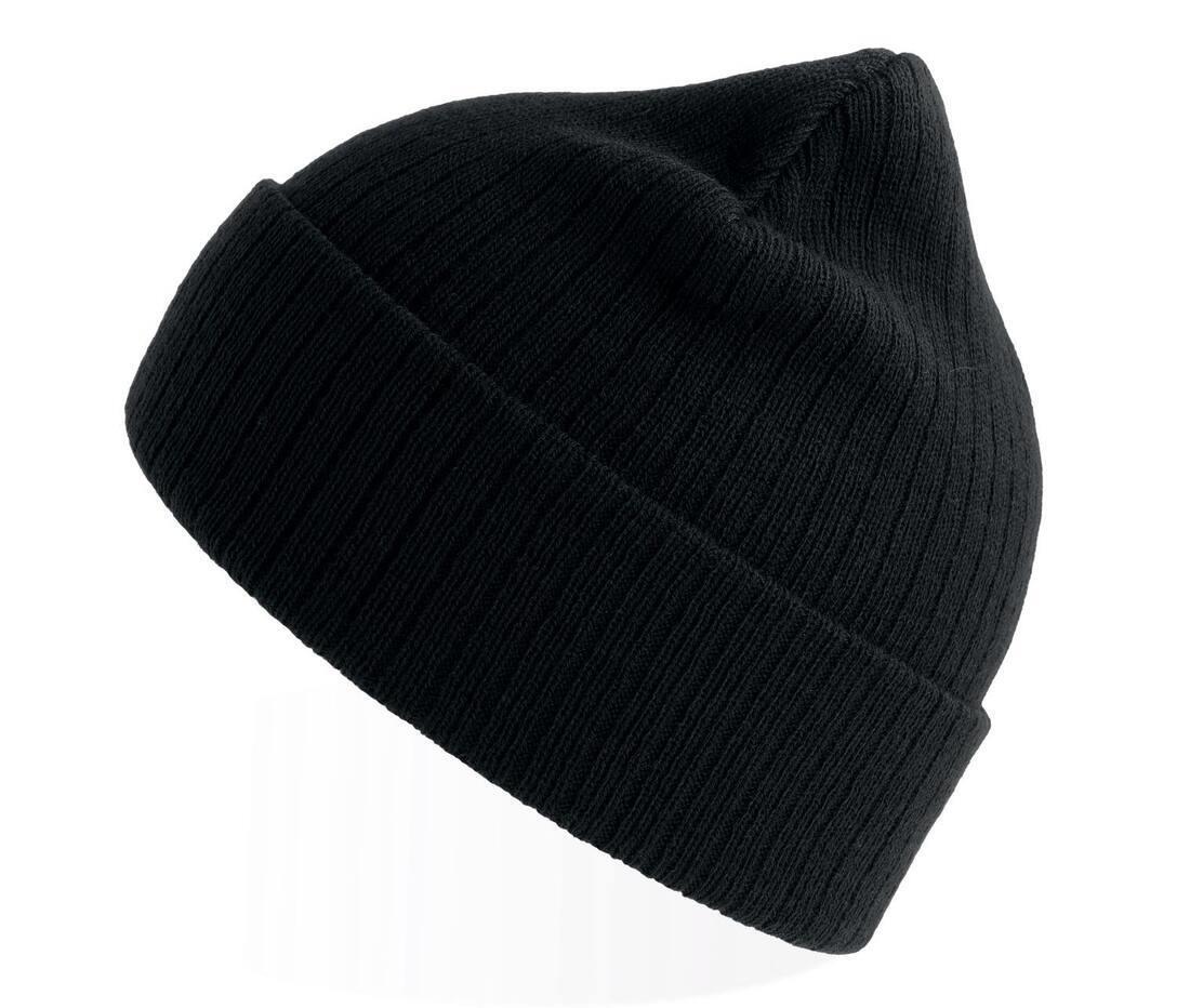 Wintermuts zwart Tijdloze look Beanie