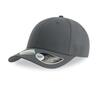 Baseballpet donkergrijs voor volwassen