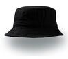 Bucket hat zwart vissershoed