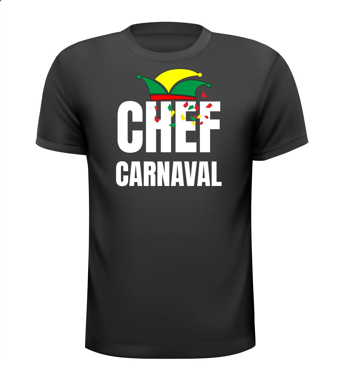 Carnavals T-shirt voor chef Carnaval