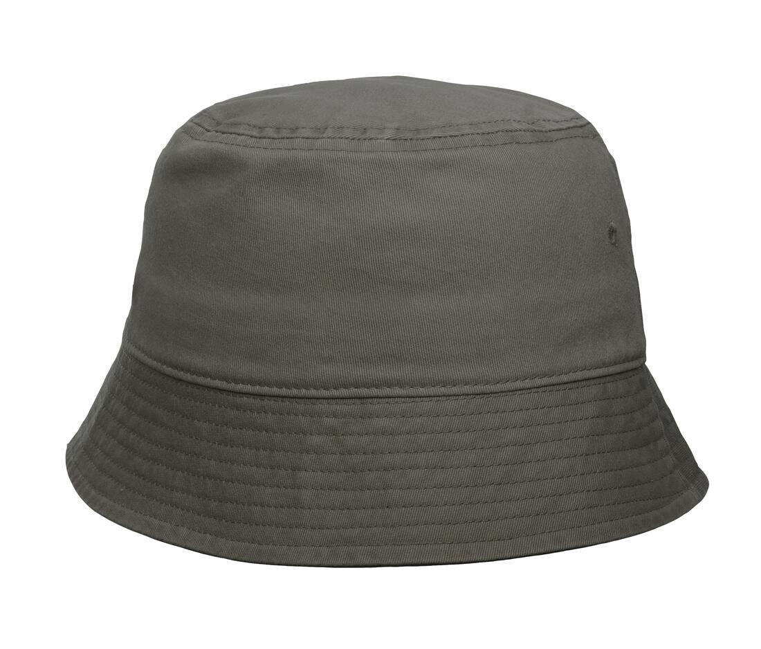 donkergrijs bucket-hat volwassen hoed
