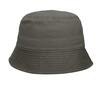 donkergrijs bucket-hat volwassen hoed