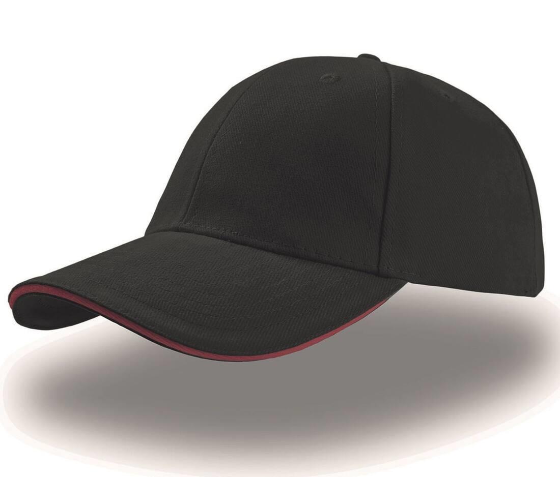 Pet black/red voor volwassen unisex meerdere kleuren pet