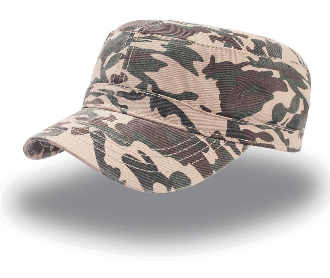 pet camouflage khaki militaire stijl volwassen carnaval