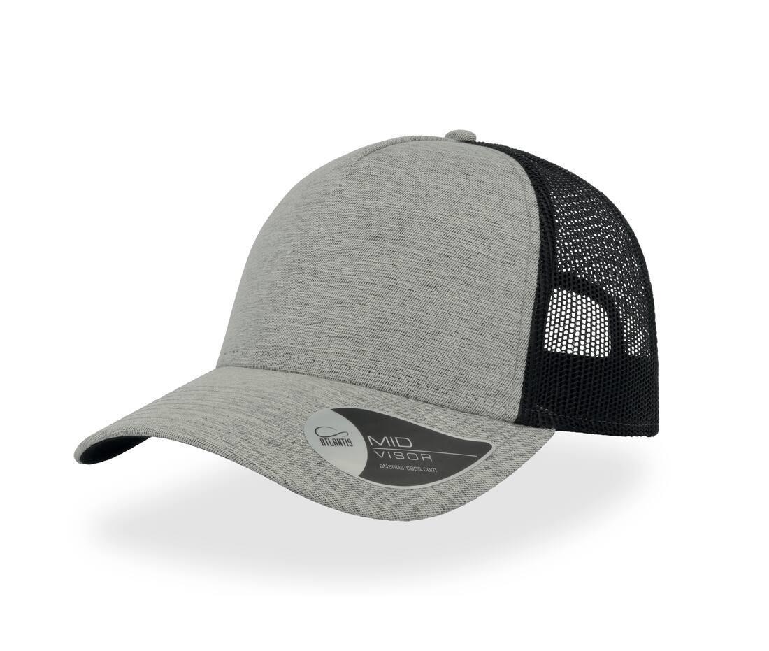 Pet cap urban vibe melange light grey