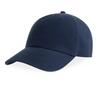 Pet donkerblauw volwassen cap van biologisch katoen