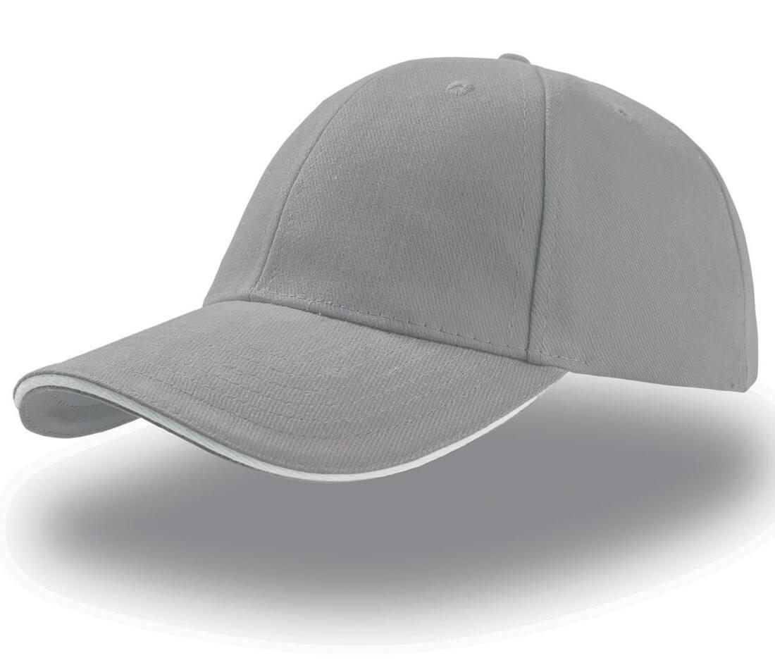 Pet light grey/white voor volwassen unisex meerdere kleuren pet