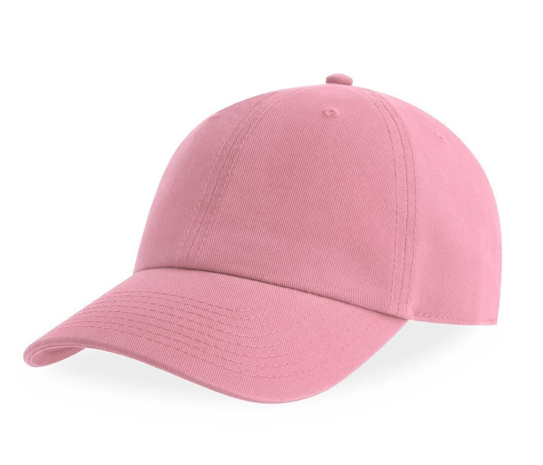 Pet pink volwassen cap van biologisch katoen