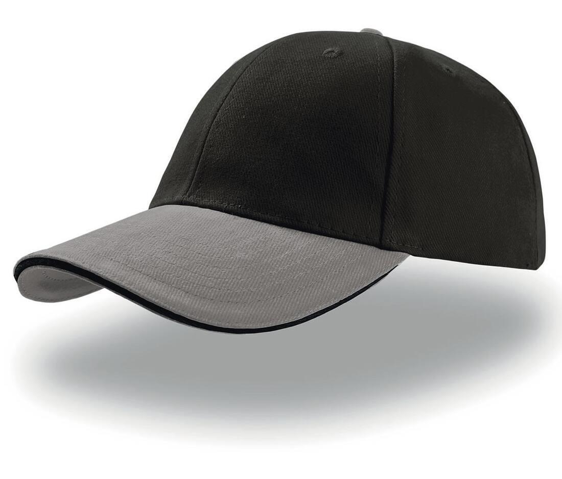 Pet zwart / grijs voor volwassen unisex meerdere kleuren pet