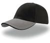 Pet zwart / grijs voor volwassen unisex meerdere kleuren pet